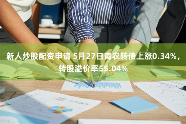 新人炒股配资申请 5月27日青农转债上涨0.34%，转股溢价率55.04%